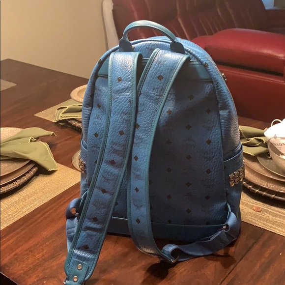 Mcm turquoise backpack - Picture 3 of 9